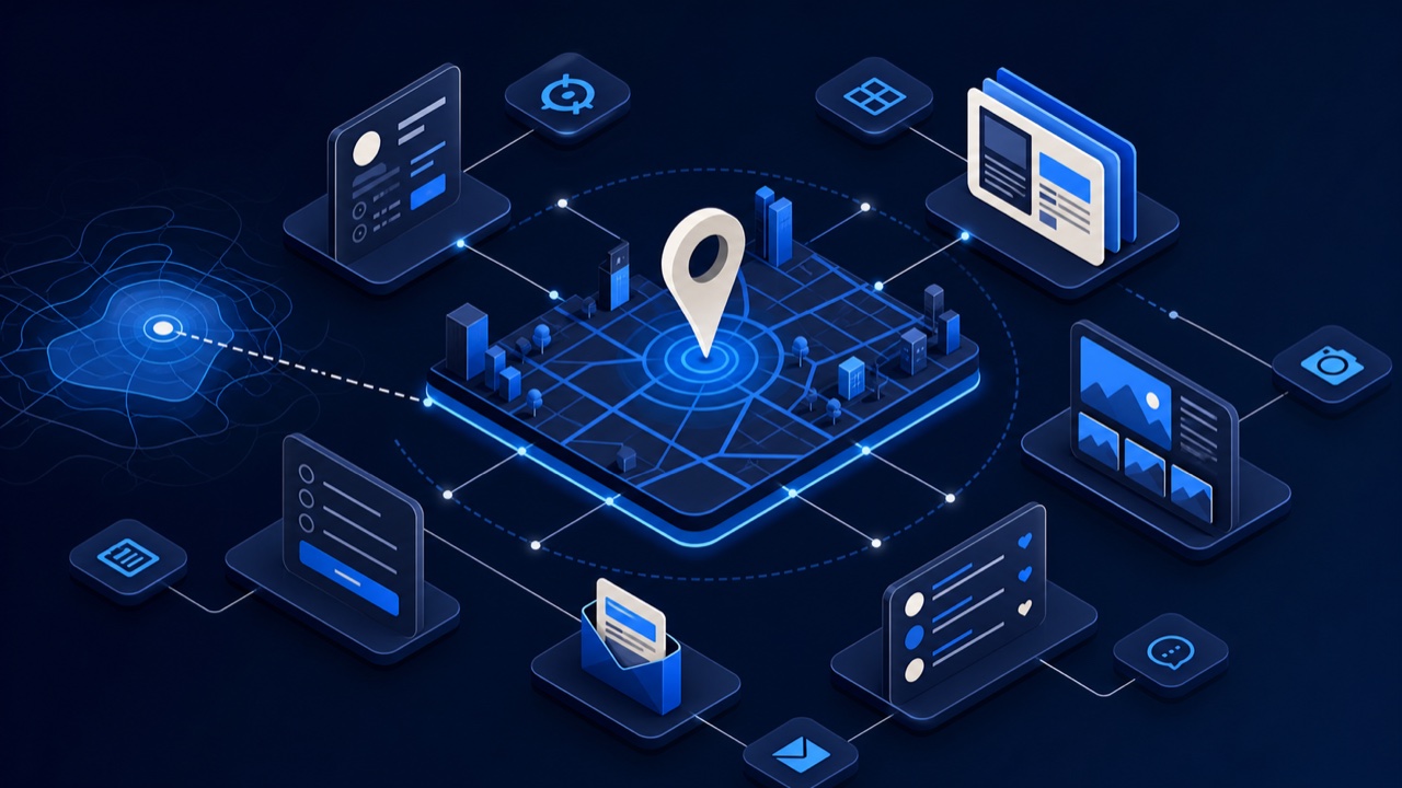 An editorial operating diagram for Local SEO for Dentists: A Patient Discovery Framework showing evidence, requirements, review, action, and measurement.