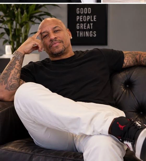 Darius Johnson in a relaxed leadership portrait